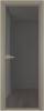 Межкомнатная дверь Profil Doors 1 AV цвет профиля Никель матовый, стекло безопасное 6 мм тонированное 700x2000