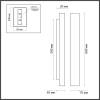 Настенный светодиодный светильник Odeon Light Travertino 6625/10Wl фото 5