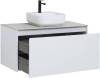 Тумба под раковину Aquanet Nova Lite 100 242580 1+1 ящика, белый глянец фото 5