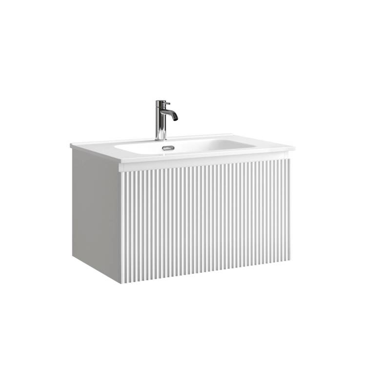 Тумба с раковиной Sancos Snob R 1.0 Bianco, 70x42.6