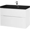 Тумба с раковиной BelBagno Marino H80 bianco lucido фото 6