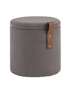 Пуф Stool Group Руни XS 24A2064CG-S-18 темно-серый, вельвет, с ящиком