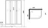Душевая кабина Niagara Classic 331844LBK 110x80x200 без гидромассажа фото 16
