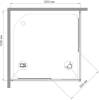 Душевой уголок Royal Bath HPD RB1212 HPD-C-CH 120x120 фото 4