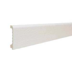 Напольный плинтус ТД Меридиан P2-100-N с тиснением 2400x80x15