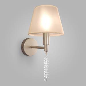 Настенный хрустальный светильник Eurosvet Charuel 60148/1 матовое золото