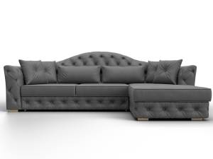 Диван угловой Лига Диванов Артис 128041 Серый