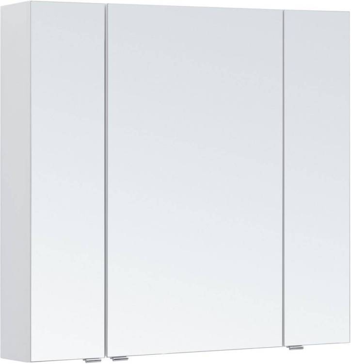 Зеркало-шкаф Aquanet Алвита new 90 303897 белый матовый, 850x896x170