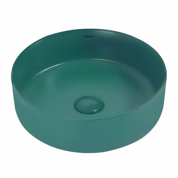 Раковина Abber Bequem AC2108MBG 35 см, темно-зеленая матовая