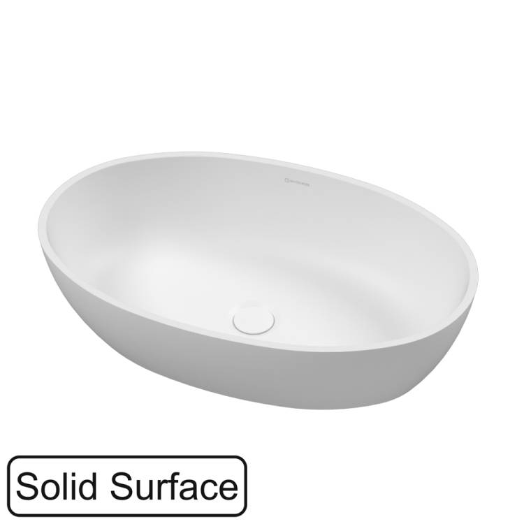 Раковина WHITECROSS Nesko 0744.058037.200 белая матовая, 58x37