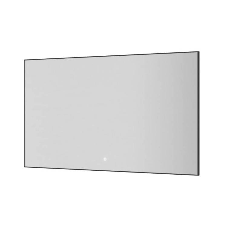 Зеркало Armadi Art 543-120-GM с подсветкой, антизапотевание, Gun Metal, 120x70 см