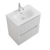 Тумба с раковиной BelBagno UNO-MINI 60 подвесная, Bianco Opaco фото 3