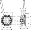 Скрытая часть Axor Uno 16182180 фото 2