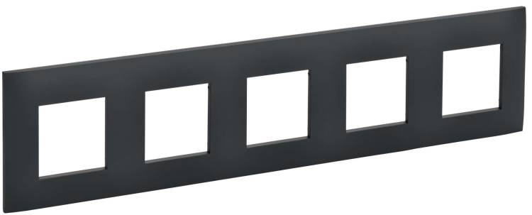 Рамка 5-постовая IEK Skandy SK-M52-K53 графит