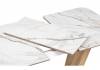 Стол Woodville Петир 588013 gilt white, дуб монтана 120(160)x80x75 фото 7