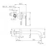 Смеситель для раковины Jacuzzi Twilight 0TI00497JA02 встраиваемый, хром фото 2