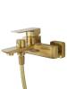 Смеситель для ванны Wonzon & Woghand WW-88639003A-BG с душем, брашированное золото фото 4