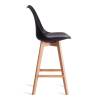 Стул барный Tetchair Tulip Bar (mod. C1014H-1) 21241 Black (Черный) 3010/ натуральный 42x47.5x104 фото 2
