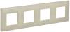 Рамка 4-постовая IEK Skandy SK-M42-K10 бежевый