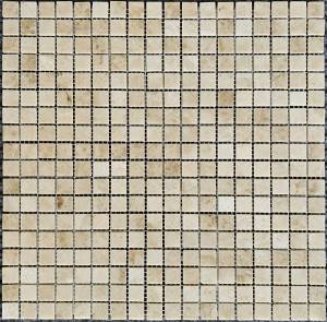 Мозаика Pixel Mosaic Мрамор PIX 322 Cappucino 1.5x1.5 Полированная 30.5x30.5х4