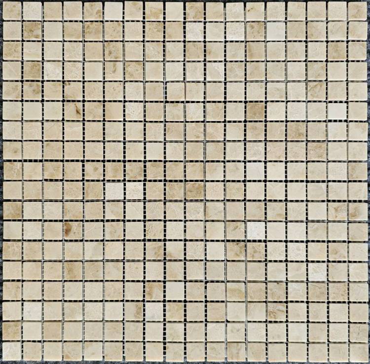 Мозаика Pixel Mosaic Мрамор PIX 322 Cappucino 1.5x1.5 Полированная 30.5x30.5х4