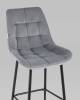 Стул барный Stool Group Флекс AV 405-N25-08(B) велюр серый фото 7