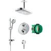 Душевой комплект Hansgrohe Raindance Select E 300 (2 jet) 27384000 + 26630000 + 27506000 + 15758000