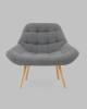 Кресло Stool Group Олби Квадро QH-8927K 875-18 grey серый фото 2