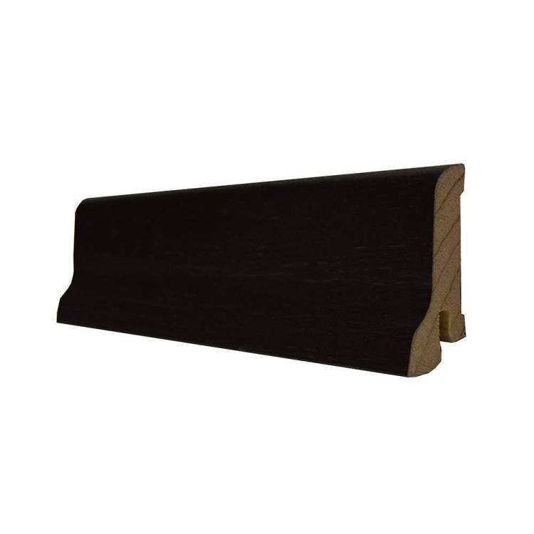 Плинтус Polarwood PW Skirting Oak Lacquered Dark Brown (PW Скиртинг Дуб Темно-Коричневый Лак) 2500x60x22