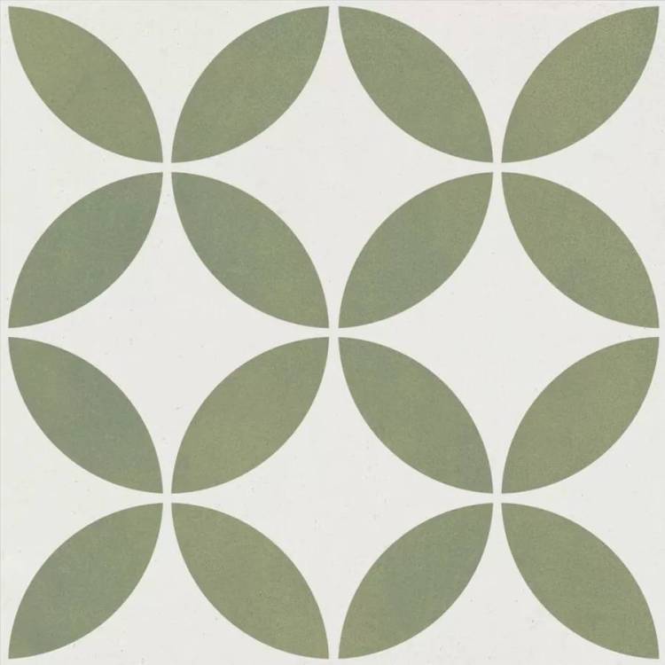Керамогранит Harmony Mayari Green Petals Lt 22.3x22.3