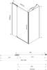 Душевой уголок Vincea Extra VSR-1E901090CL 100x90 см, профиль хром, стекло прозрачное фото 5