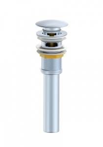 Донный клапан для раковины Wonzon & Woghand WW-88SS03-CR с переливом, хром