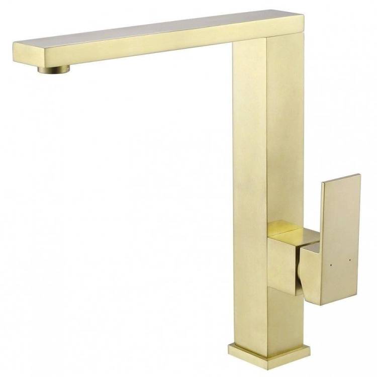 Смеситель для кухни Abber Daheim AF8214G золотой матовый