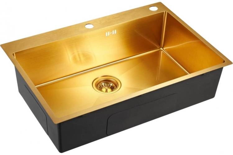 Мойка кухонная Emar PVD EMB-125A PVD Nano Golden