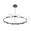 Люстра Crystal Lux BOSQUE SP12 BLACK/TRANSPARENT фото 2