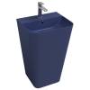 Раковина Isvea Sott'Aqua 10SQ37001SV-2Z напольная, 50 см, синяя матовая