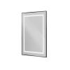 Зеркало BelBagno SPC-KRAFT-500-800-SENS-NERO с подсветкой и подогревом, Черный фото 2