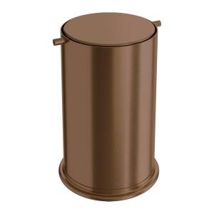 Мусорное ведро Boheme 10916-BRB с вращающейся крышкой, Brushed Bronze