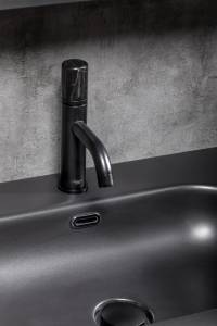 Смеситель для раковины Boheme Stick 121-B-MR-B Black Mramor Black