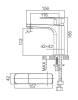 Смеситель для раковины Wonzon & Woghand Arnie WW-691101-MB Черный матовый фото 2