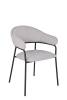 Стул Stool Group Leya DX-2548 MOHAIR-151 светло-серый