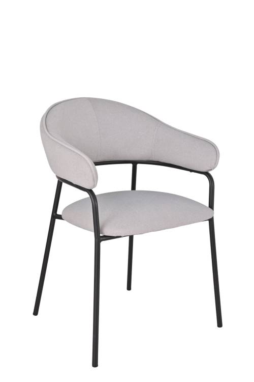 Стул Stool Group Leya DX-2548 MOHAIR-151 светло-серый