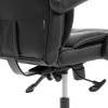 Кресло компьютерное Tetchair Cambridge metalBL 25023 черный, кож.зам, ткань фото 10