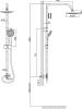 Душевая стойка Rush Bella BL4535-111 фото 2