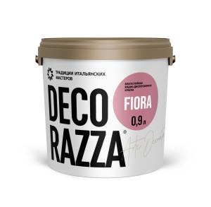 Краска интерьерная Decorazza Fiora база A FR10-45 темно-зеленая 0.9 л