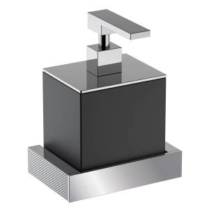 Дозатор Timo Caisa 91039/00 настенный, хром, черный