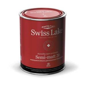 Водно-дисперсионная краска Swiss Lake Semi-Matt 20 база А 0.9 л