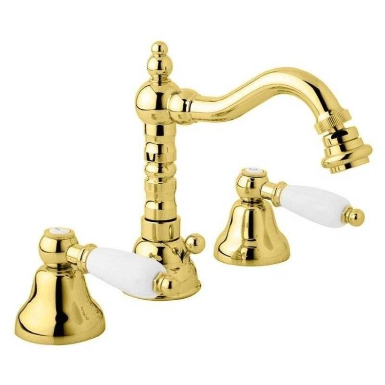 Смеситель для биде Cezares FIRST-BBS2-03/24-Bi золотой