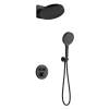 Душевой комплект Vincea Inspire VSFW-3I22MT3MB черный матовый, встраиваемый, с термостатом