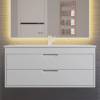 Тумба с раковиной Uperwood Modul 393020552 подвесная, матовая, белая, 100 см фото 4